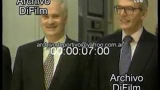 Primer Ministro de Gran Bretaña John Major se reune con John Bruton de Irlanda - DiFilm (1996)