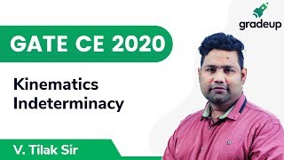 Kinematics Indeterminacy |GATE CE 2020 | Structural Analysis | Gradeup