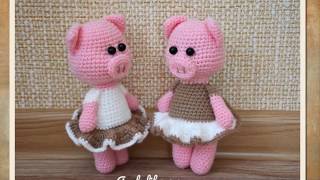 Pletena moda.ВЯЗАНАЯ СВИНКА-символ 2019 (амигуруми)