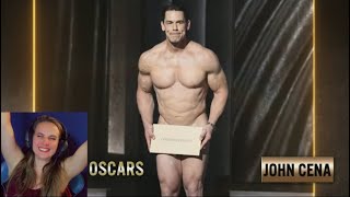 WWE BRINGS UP JOHN CENA NAKED AT OSCARS