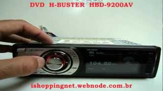 DVD AUTOMOTIVO H-BUSTER HBD-9200AV  Ishoppingnet
