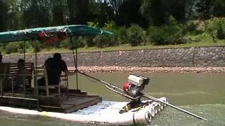 China - River trip on Bamboo Rafts!