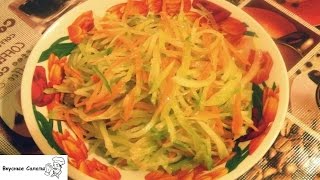 Салат из зеленой редьки