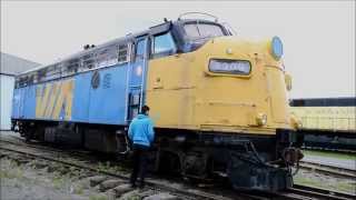 CLASSIC VIA RAIL F-UNT LOCOMOTIVE 6309 WALK AROUND