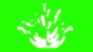 Flash FX Liquid Splash element (Free+ Green Screen)