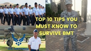 TOP 10 AIR FORCE BMT TIPS [MUST WATCH]