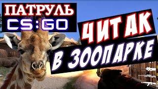 ПАТРУЛЬ CS GO #43 ЧИТЕР В ЗООПАРКЕ!!!
