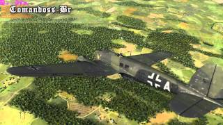 *Combate Aéreo* IL-2 HE-111 Preview Comentado + Crash!!