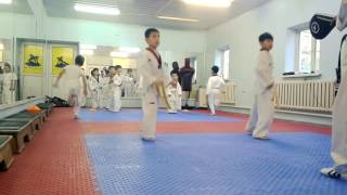Клуб Тхэквондо "Хваранг" Тренировка детей  ( Taekwondo Club "Hvarang" Training of children)