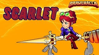 Brawlhalla - Scarlet | ФИЛОСОФИЯ СКАРЛЕТ| ИГРА С ПОДПИСЧИКОМ