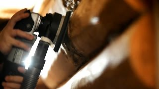 Нашлифуй свое бревно. Шлифовка сруба без пыли