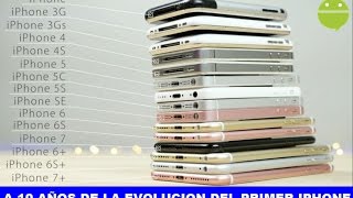 Como a Evolucionado IPHONE en Los Ultimos 10 Años/ NOTICIAS