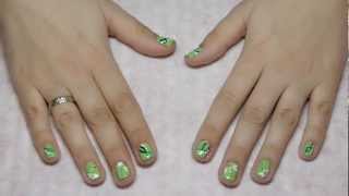 Художественная роспись, Стрекоза / Dragonfly Nail Art Design Tutorial