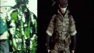 METAL GEAR SOLID 3 Naked Snake Tiger Stripe Version Medicom 1:6 Scale Figure Review Part 1.