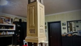 Деревянная колонна. Отделка интерьера деревом. Часть 3