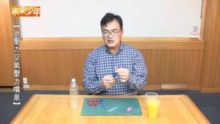【梅期光創意科學實驗室】水壓力空氣壓力噴泉 大