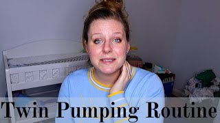 TWIN PUMPING & FEEDING ROUTINE | PREPARING FOR TWINS