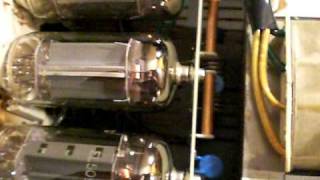 ZETAGI  BV-603, 27 Mhz - TUBE RF AMPLIFIER REPAIR - POWER TEST.