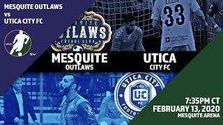 Mesquite Outlaws vs Utica City FC