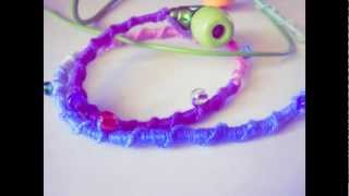 DIY:Embroidery Floss Earphones (no tangle & awesome looking)