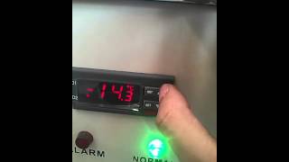 Regular temperatura do chiller CW 5000
