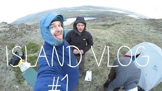 Island Vlog #1 | Campen, Trampen, Dumpstern, Baden