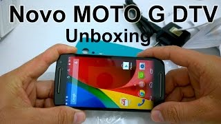 Novo Moto G DTV XT1069 - O Que Vem na Caixa? [Unboxing Brasil]