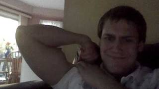 Bicep Flex! Strong dude