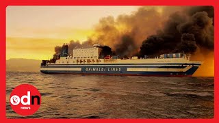 Dozens Missing After MASSIVE Greek Ferry Blaze