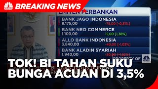 Sesuai Proyeksi, BI Tahan Suku Bunga Acuan di 3,5%
