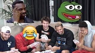 FUNNIEST CARD GAME EVER! THE MEME GAME!! #2HYPE