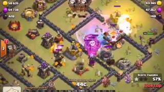 Атаки на кв тх10 и тх11 в игре Clash of clans