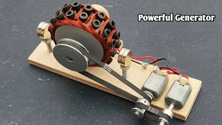 Powerful Free Energy Generator Using Rotation Motion