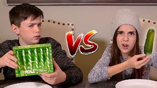CANDY CANE vs REAL FOOD!!