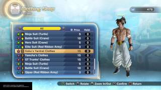 Dragon Ball Xenoverse 2 TP Medal Shop Showcase