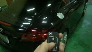 アウディTTカーセキュリティVIPER3303純正キーレス連動動作確認