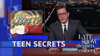 The Late Shows' Teen Secrets: Cheese Drugs