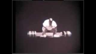 Strongman Paul Anderson Deadlifting