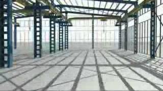 Erection of pre-fabricated buildings, hangars, metal structures
