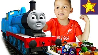 Паровозики Томас и его друзья распаковка Эдварда Thomas & Friends Edward unboxing