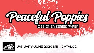 PEACEFUL POPPIES DESIGNER SERIES PAPER