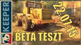 Modolt Spintires (130. Rész) 22.07.15 BETA . RENGETEG ÚJ DOLOG