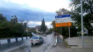 Сочи, Лазаревское развилка двух улиц Победы и Лазарева
