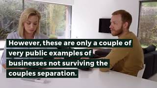 How can a business survive,if the copreneur's at the helm are no longer romantically involved?