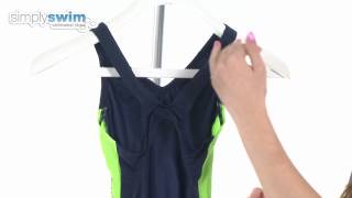 Speedo Girls Endurance Plus Carolina 1 Piece - www.simplyswim.com