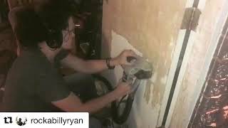 Porter Cable Restorer sanding drywall