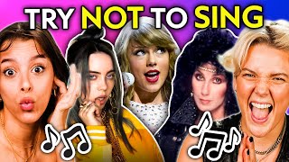 Try Not To Sing - Pop Music Edition ft. @Betty Who ! (Taylor Swift, Billie Eilish, Cher) | REACT