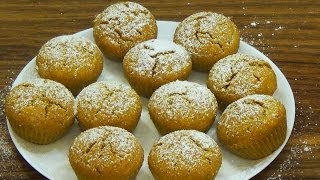 Кексы из тыквы и апельсина.
