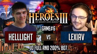 Герои 3 HotA JO: Helllight vs Lexiav - Full Random 200% Bo7 Game#6