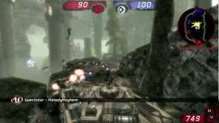 UT3 Serenity match - over the edge (renamed) - spectating multiplayer gameplay